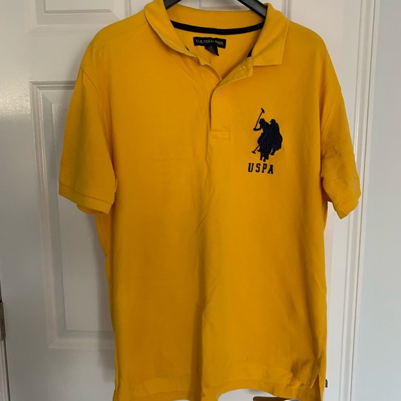 Men’s Polo Yellow Shirt - Picture 1 of 3